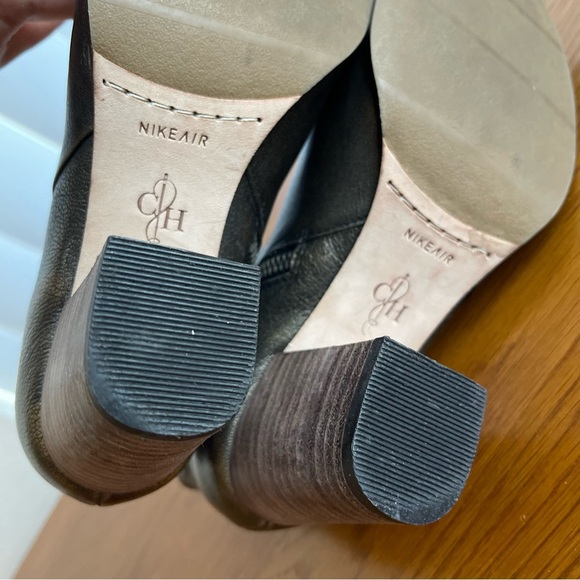 Cole Haan Cassidy Leather Ankle Bootie Black Metallic Bronze Brush Size 5 - Picture 16 of 16
